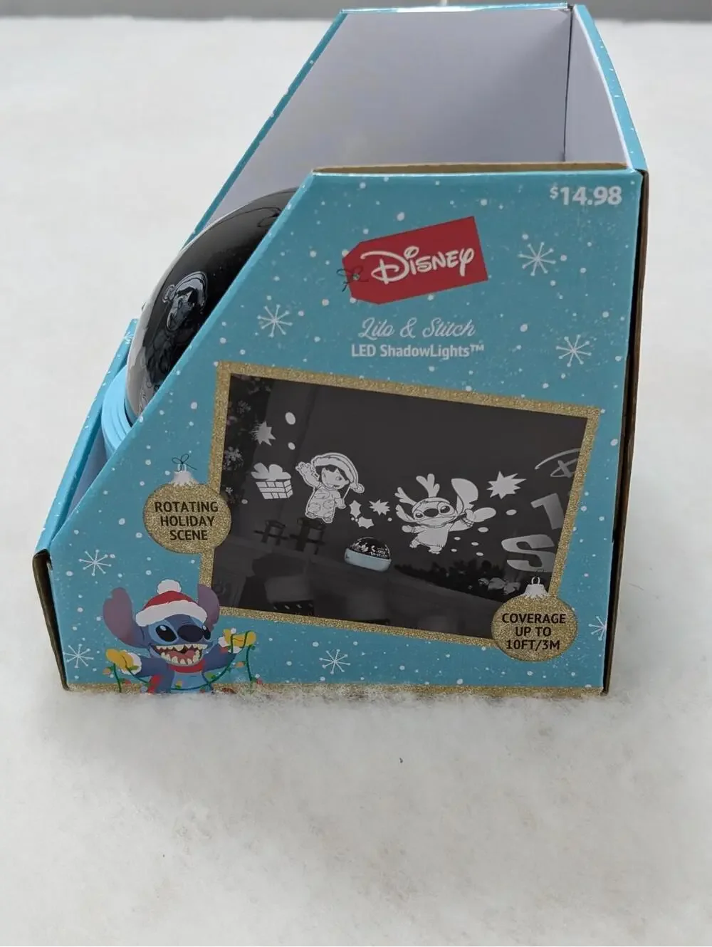 Lilo & Stitch LED ShadowLights Christmas Lightshow Projector Tabletop NEW in Box